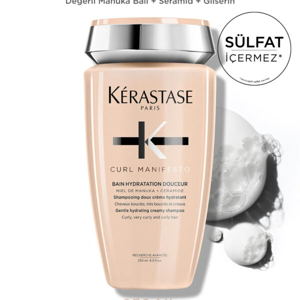 Curl Manifesto Bain Hydratation Douceur Kıvırcık Saçlar Için Besleyici Şampuan 250 ml