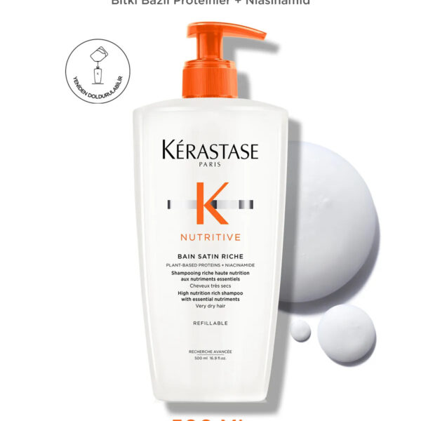 Nutritive Bain Satin Riche Yoğun Nemlendirici Şampuan 500 ml