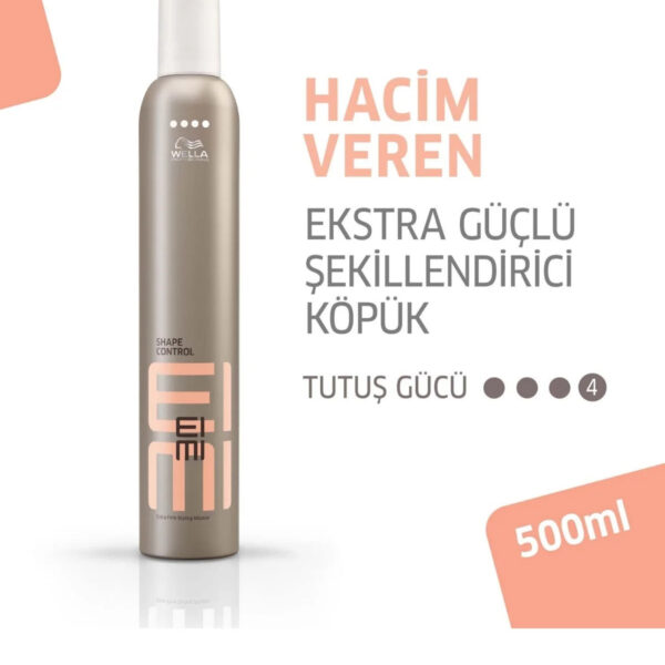 Eimi Shape Control Volumizing Hacim Veren Stil Kontrol Saç Köpüğü 500 ml