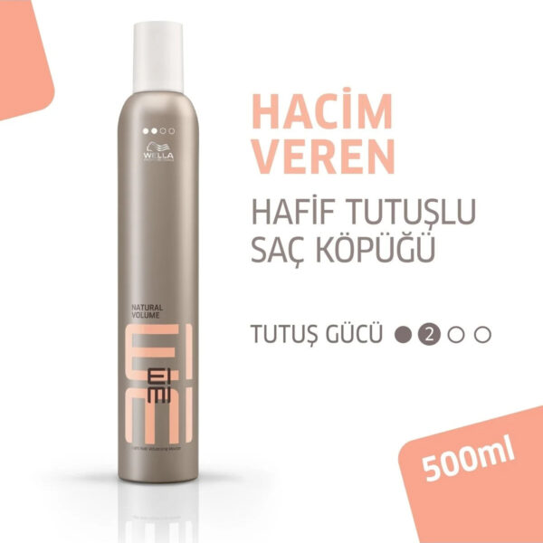 Eimi Natural Volume Hair Mousse Doğal Hacim Veren Saç Köpüğü 500 ml